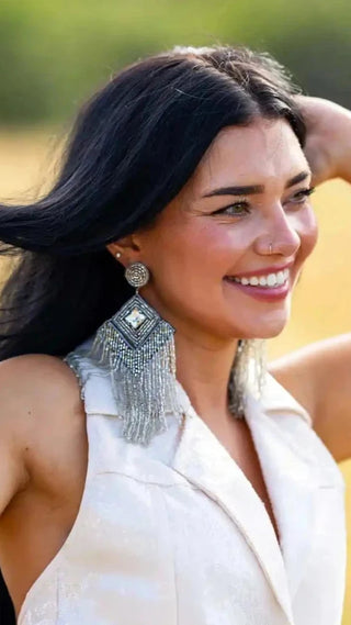 Beaded Chandelier Earrings | Fallon Foster